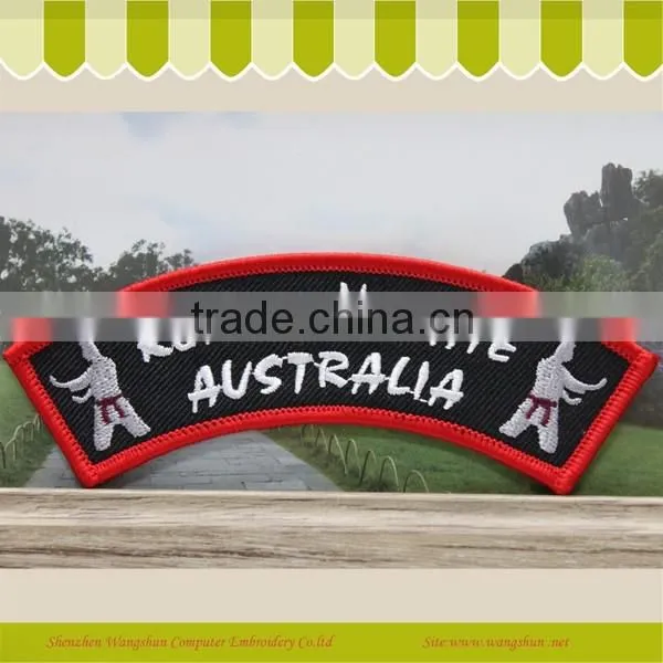 Hot Sale Wholesale Letter Logo Woven Embroidery Tag Sew-On photo-2