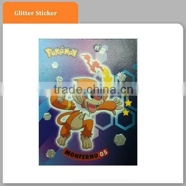 Sticker - Glitter Sticker With Cute Image