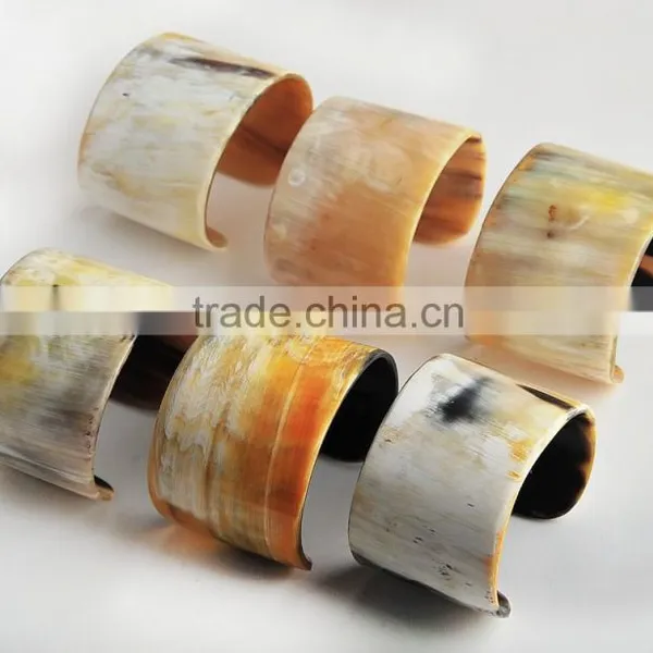 Bracelets Wholesale/High Quality Buffalo Horn Fashion Hot Sale Horn Cufflinks Wholesale photo-2