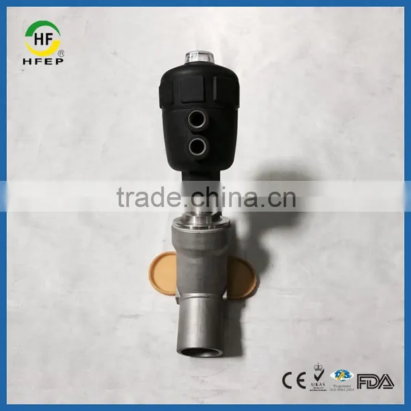 Single and Double Pneumatic Control Piston Actuator Angle Seat Valve photo-3