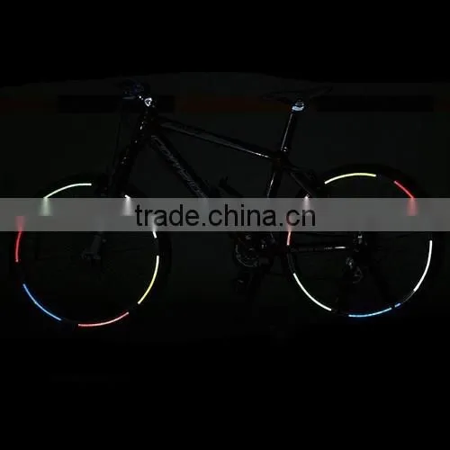 Fluorescent MTB Bike Bicycle Sticker Cycling Wheel Rim Reflective Stickers Decal for Outdoor Sports Accessories photo-3