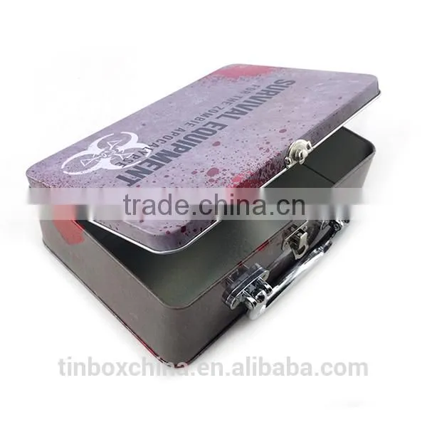 Custom Design Rectangular Wholesale Plain Tin Lunch Box photo-3