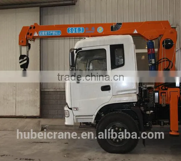 Mini Telescopic Crane on Truck, SQ6.3S3, Truck Mounted Crane With Hydraulic Boom photo-5
