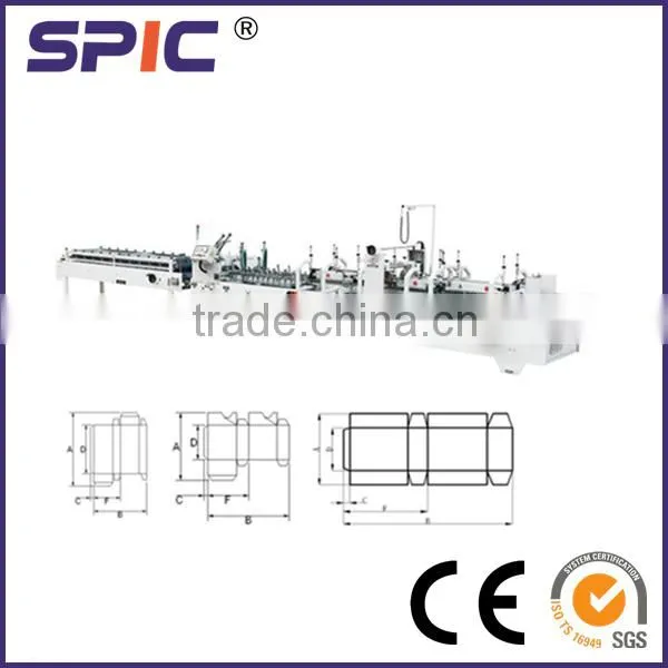 Automatic folder gluer machine for micro corrugated box