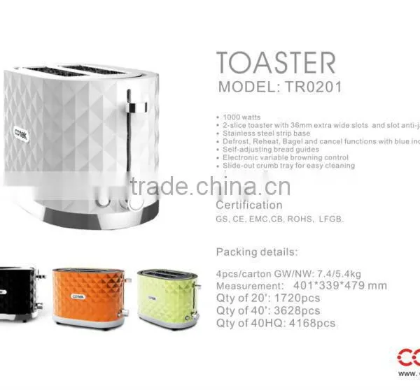 2 Slice Pop up Toaster With Diamond Shape Design/ Bun Toaster/ Bread Toaster Machine photo-6