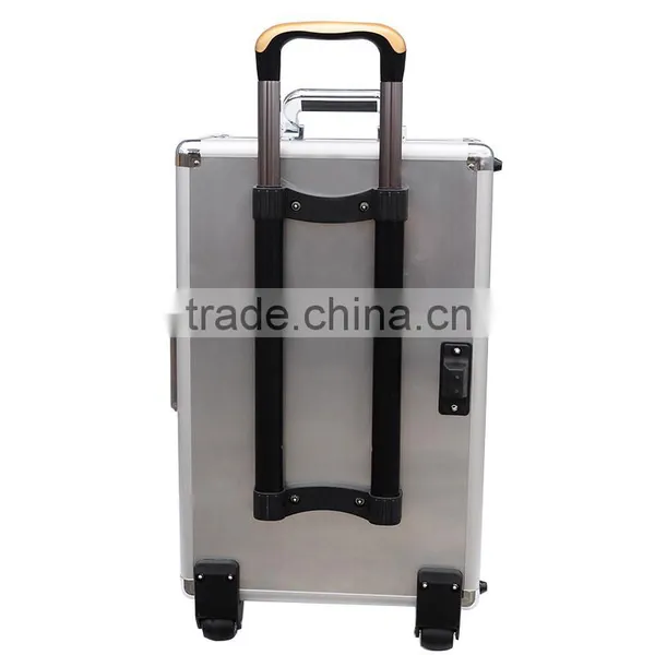 Aluminum Carrying Case With Pull Rod and Wheels for DJI Phantom 4 RC Drone photo-4