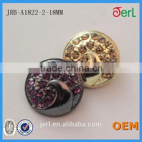 China Gold Diamond Metal Buttons photo-3