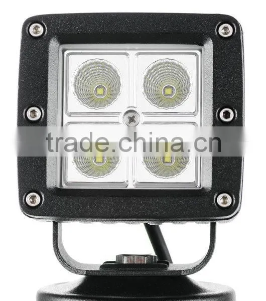 Auto Parts Spot/flood 12W LED Work Light for Truck Aluminum Housing Car LED Work Light SUV Offroad photo-5