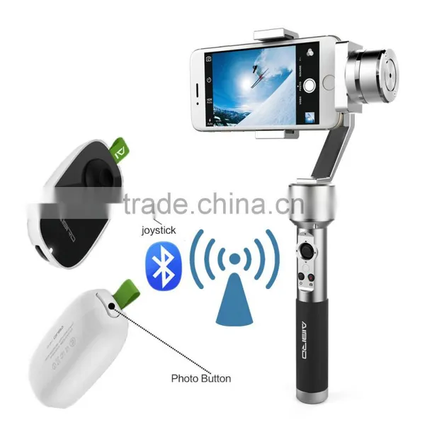 Aibird Uoplay Aluminum Handheld Gyro 3axis Gimbal Phone Sport Camera Steadicam Stabilizer for IPHONE 6 Plus and Go Pro 3 3+ 4 photo-2