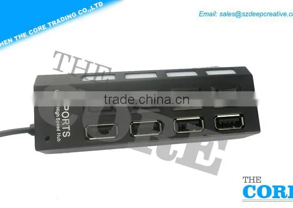 Individually Switch Four in One USB Hub, Good Quality 2.0 USB Husbs,4 Port USB Hub photo-2