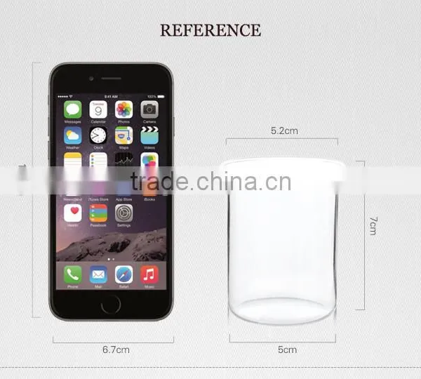 Stemless 100ml China Supplier Hot Sell Borosil Single Wall Measuring Cup photo-3