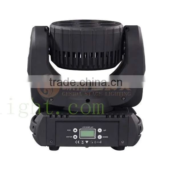 Guangzhou 7X12W 4in1 RGBW Led Beam Moving Head Lighting Mini Stage Light photo-3