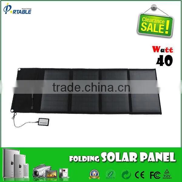 40w Portable Solar Charger for Samsung Mobile Phone