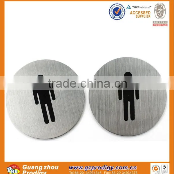 Stainless Steel Adhesive Door Plate/warning Door Signs in Hotels photo-6