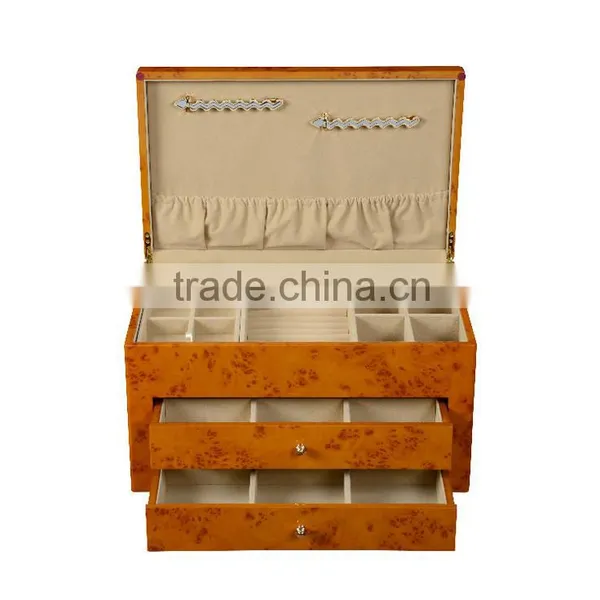 Chinese Factories Wholesale Custom Luxurious Wooden Jewelry Box, Draw Out the Watch Box photo-3