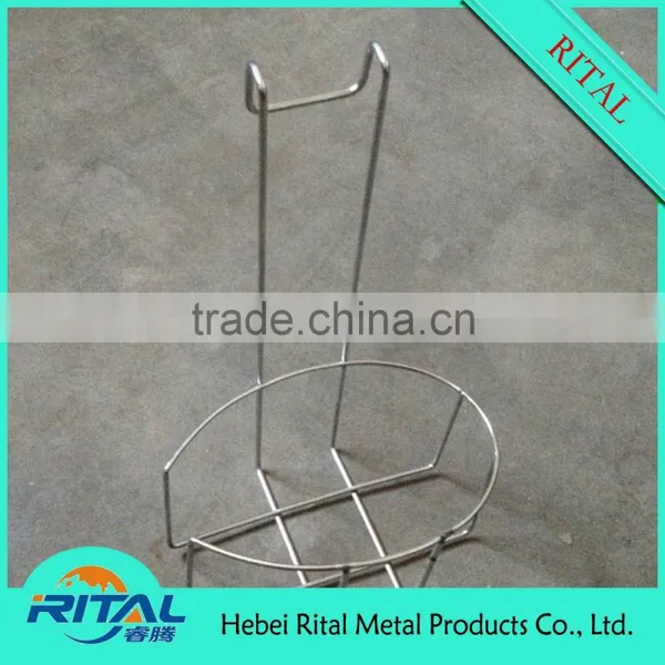Supermarket POP Wire Soft Drink Floor Display Rack Bottle Juice Display Rack Beverage Stand photo-3