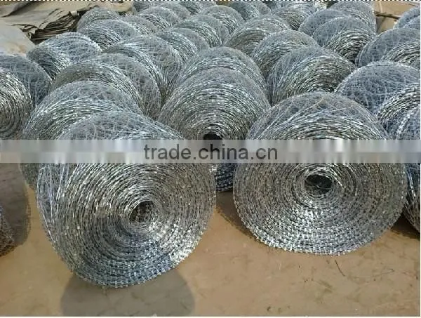 Galvanized Razor Blade Barbed Wire / Razor Wire Fence / Barbed Wire in China photo-4