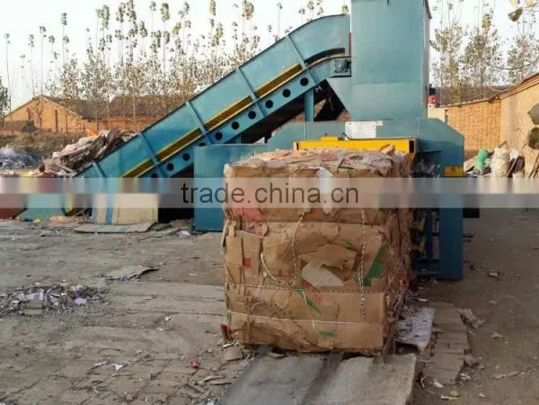 High Efficiency and Capacity Full-automatic Hydraulic Waste Paper Baler, Cardboard Baling Press Machine YB4-100T photo-4