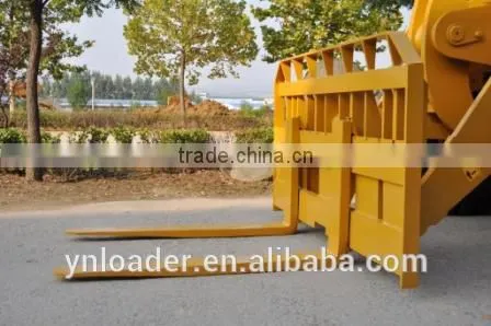 Weichai Steyr Diesel Luneng Wheel Loader With Grass Grasper /clamp Shan Dong YIneng YN956 Wheel Loader photo-4