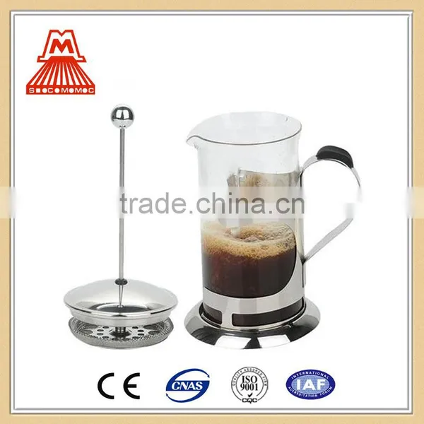 Quality Products W124-CP058 Stainless Steel Glass French Press Coffee Tea Maker photo-4
