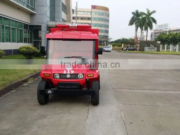 High Quality 4 Wheel New Electric Fire Fighting Utility Mini Cars CE Approved photo-3
