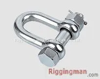 STAINLESS STEEL BOLT TYPE SAFETY ANCHOR SHACKLE U.S. TYPE ,a.i.s.i 304 or 316 photo-3