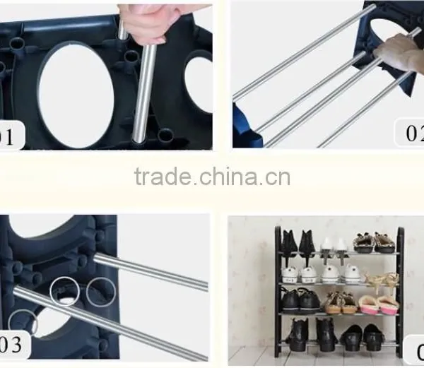 Oval Folding Rotating Shoe Rack photo-5