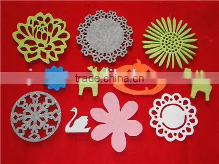 Needle-punched Polyester Felt Flower for Handicraft photo-2