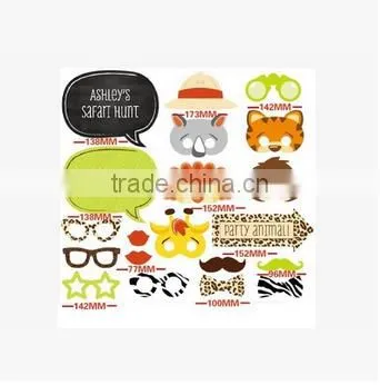 Photo Booth Props Card Paper Funny Mask photo-2
