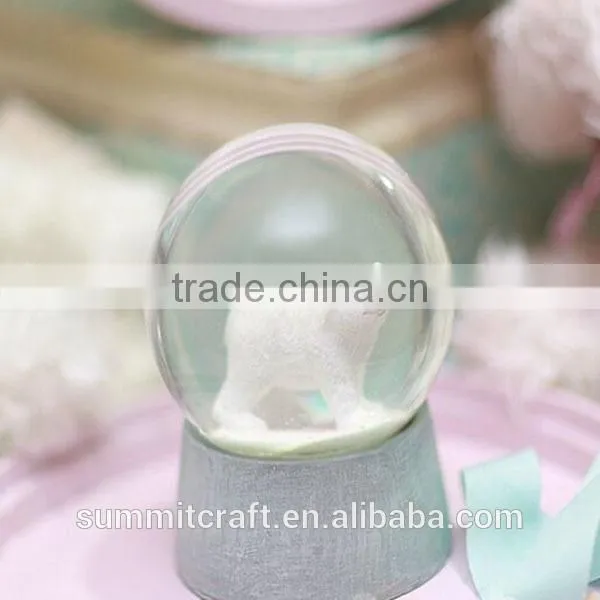 Funny Blowing Snow Polar Bear Snow Globe photo-4