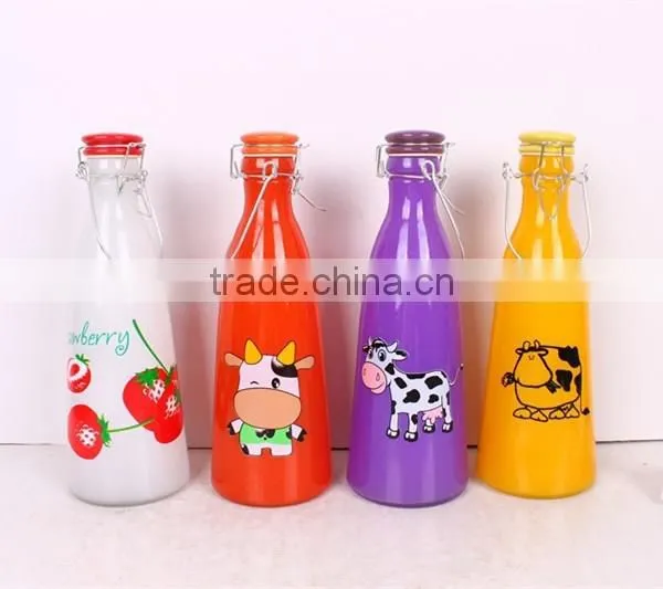 1000ml,750ml,250ml Glass Bottle for Milk photo-2