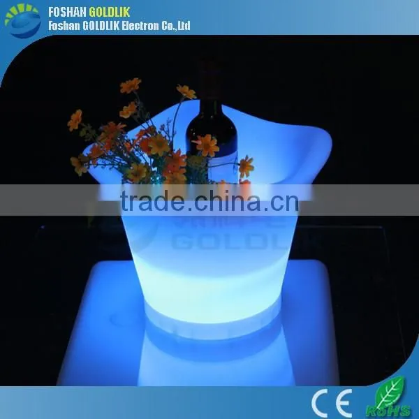 PE Plastic 16 Color Changing Rechargeable Bar LED Ice Bucket For Beer photo-6