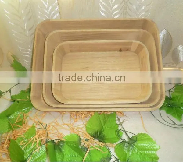 Wood Serving Tray With Different Size photo-2
