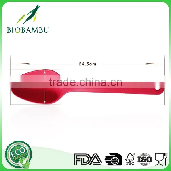 Environmental Best Design Colorful Bamboo Fiber Soup Serving Spoon photo-3