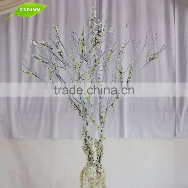 GNW WTR1606003 2.7m Height Nature Wood Trunk Winter Tree Decoration Dry Tree With Hydrangea Flower photo-4