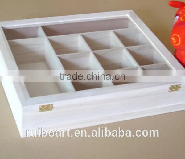 Paulownia Wooden Tea Packing Box With 12 Compartment photo-2