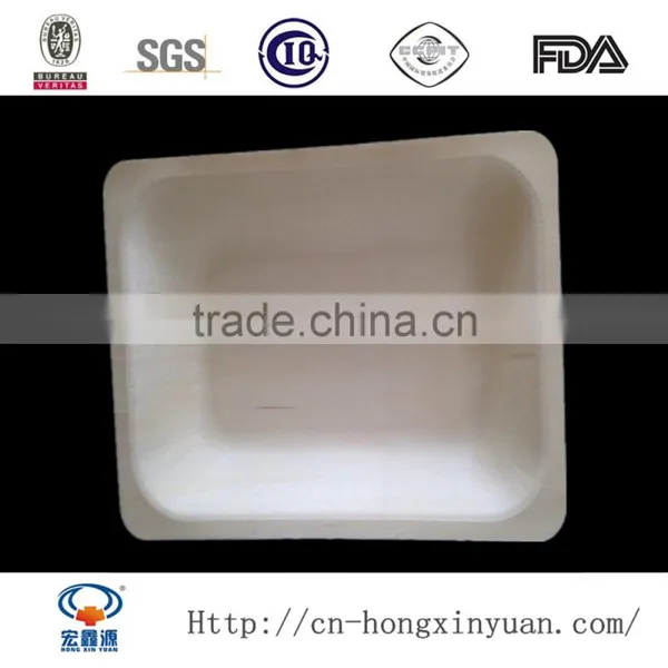 High Quality Wholesale Disposable 6" Wooden Plates For Dinner photo-2