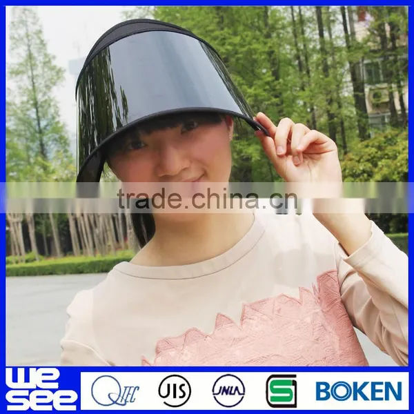 Wide Brim Sun Visor Hat Plastic Visor Hat photo-3