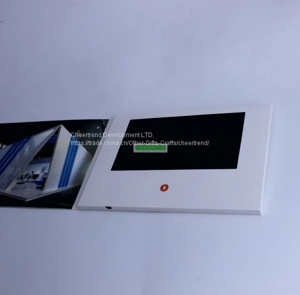 Adidas Customized 7 Inch Lcd Video Greeting Card Module/Video Brochure/Video Gift Card for Promotional photo-5