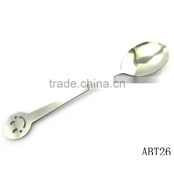 High Grade Mirror Polish Flatware Set,smile Face Stainless Steel 410 Spoon photo-3