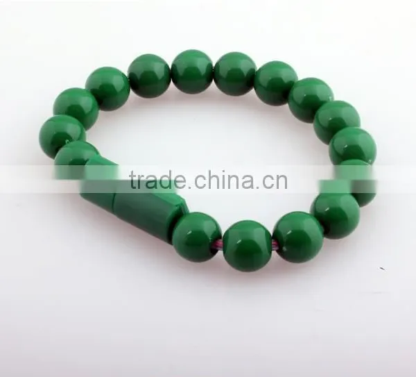 USB Beads Shape Bracelet Charging Data Transfer Line For Phone photo-5