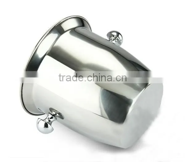 Customized Logo Printed Stainless Steel Ice Beer Bucket Champagne Bucket photo-4