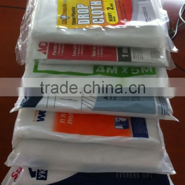 China Thick Plastic One-time Drop Sheet photo-5
