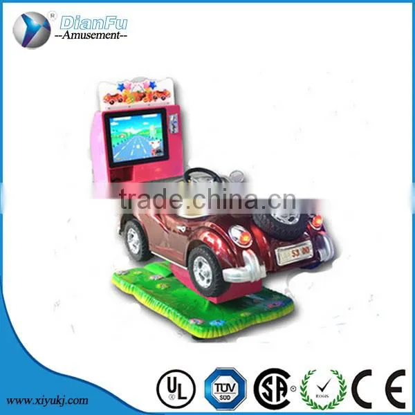 2016 Newest Amusement Indoor Coin Operated Swing Car Riding Game Kiddie Machine photo-3
