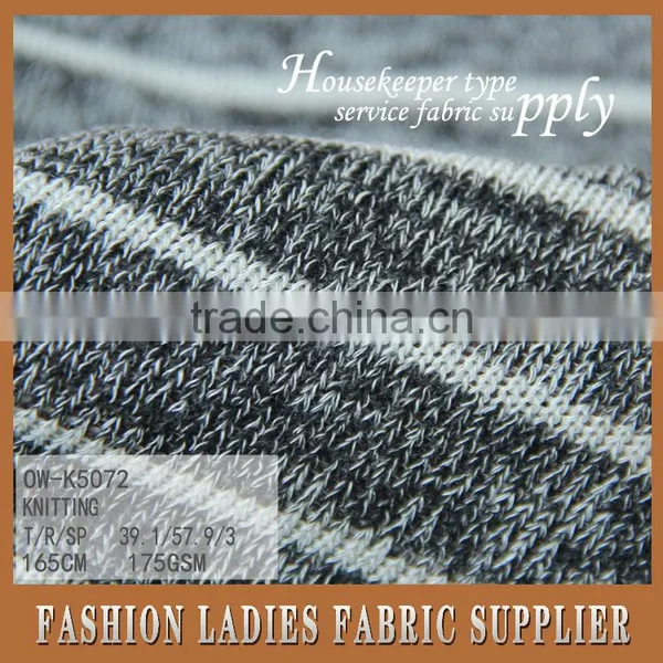 2016 New Arrival Y/D KNIT HACCIPolyester Spandex Stretch Hacci Knit Fabric Whole Seller photo-2