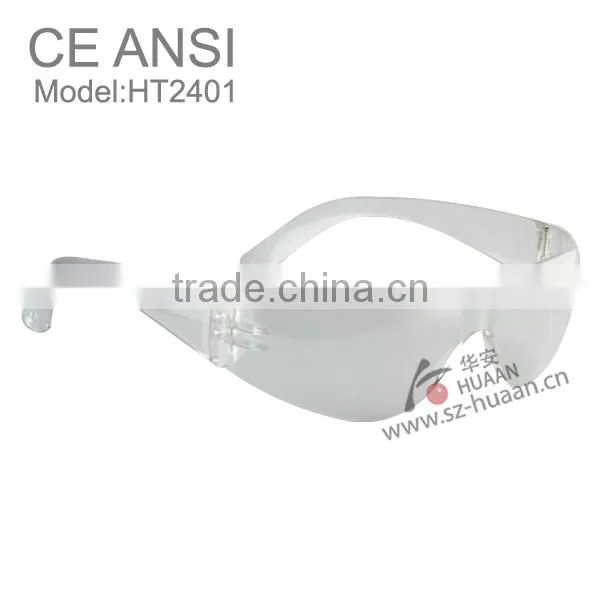 One-piece PC Lens Industrial Transparent Safety Glasses photo-2