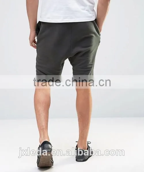 Fashion Hip Hop Design Summer Grey French Terry Sweat Shorts Custom photo-2