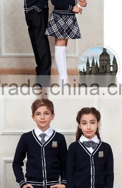 Noble Temperament Latest Design School Uniform Sweater Design photo-4