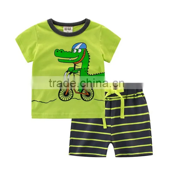 Wholesale Summer Kids Sets Wolf Printing Baby Boy Sets Clothes photo-4