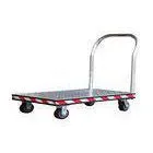 Aluminum Anti - Skidding Board Hand Truck Cart With Two Swivels / Rigid Casters